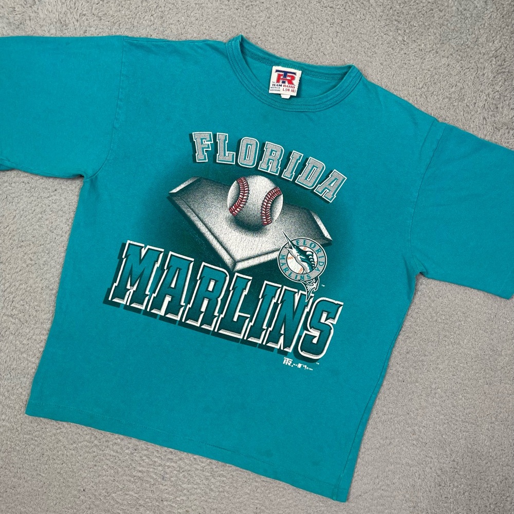 Kids vintage‎ 1994 Florida marlins T-shirt